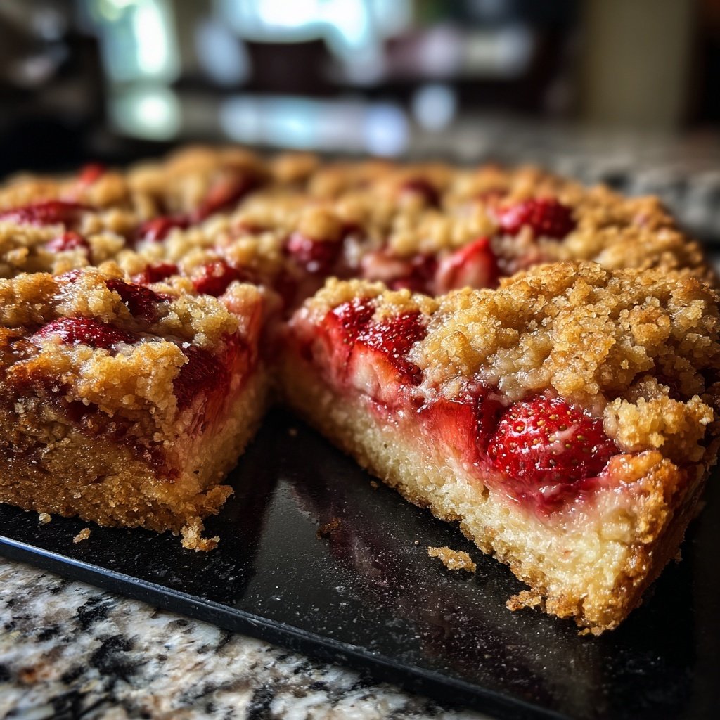 Erdbeer Streusel Kuchen