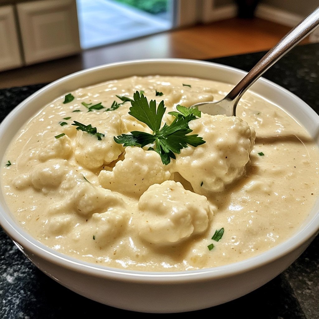 Blumenkohlsuppe vegetarisch