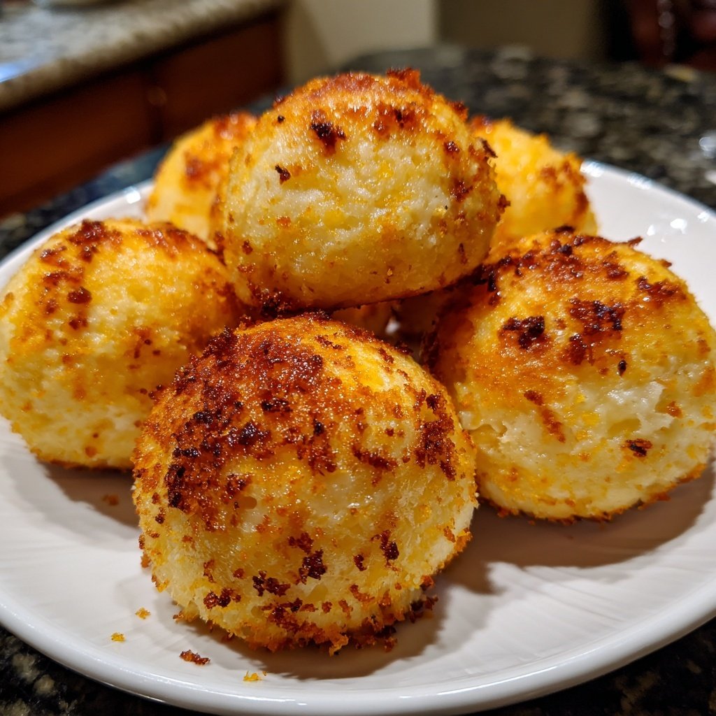 Quarkbällchen mit Orangenabrieb
