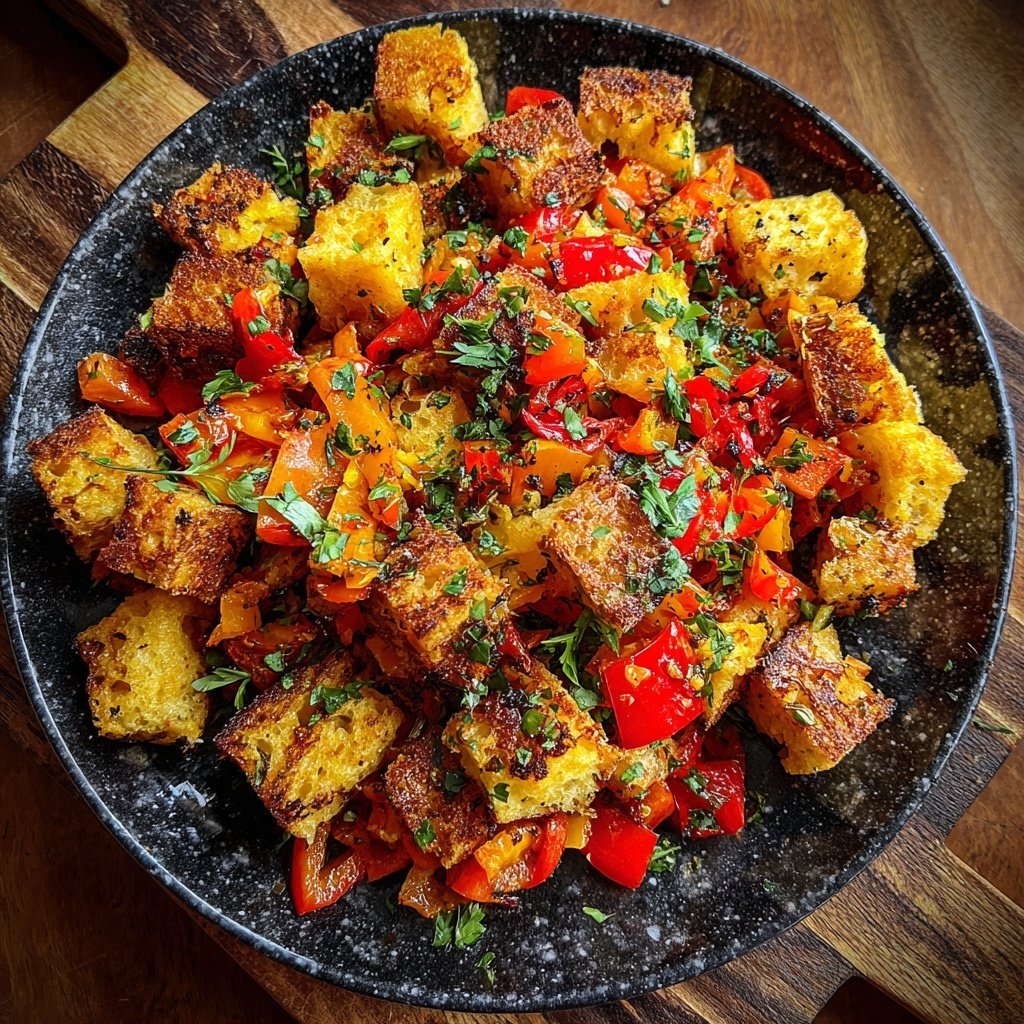 Grill Beilagen Mit Paprika Würfeln