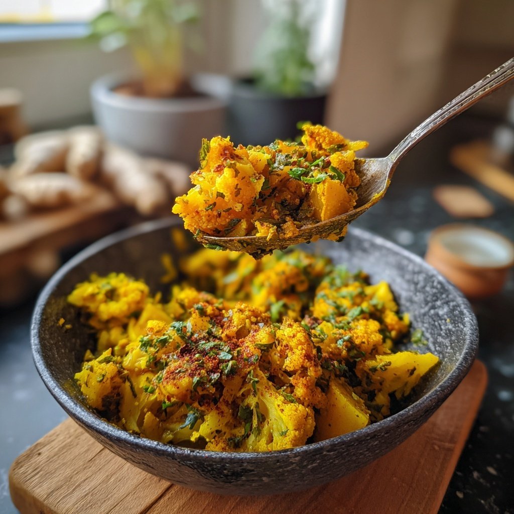 Blumenkohl Reis Mit Curry