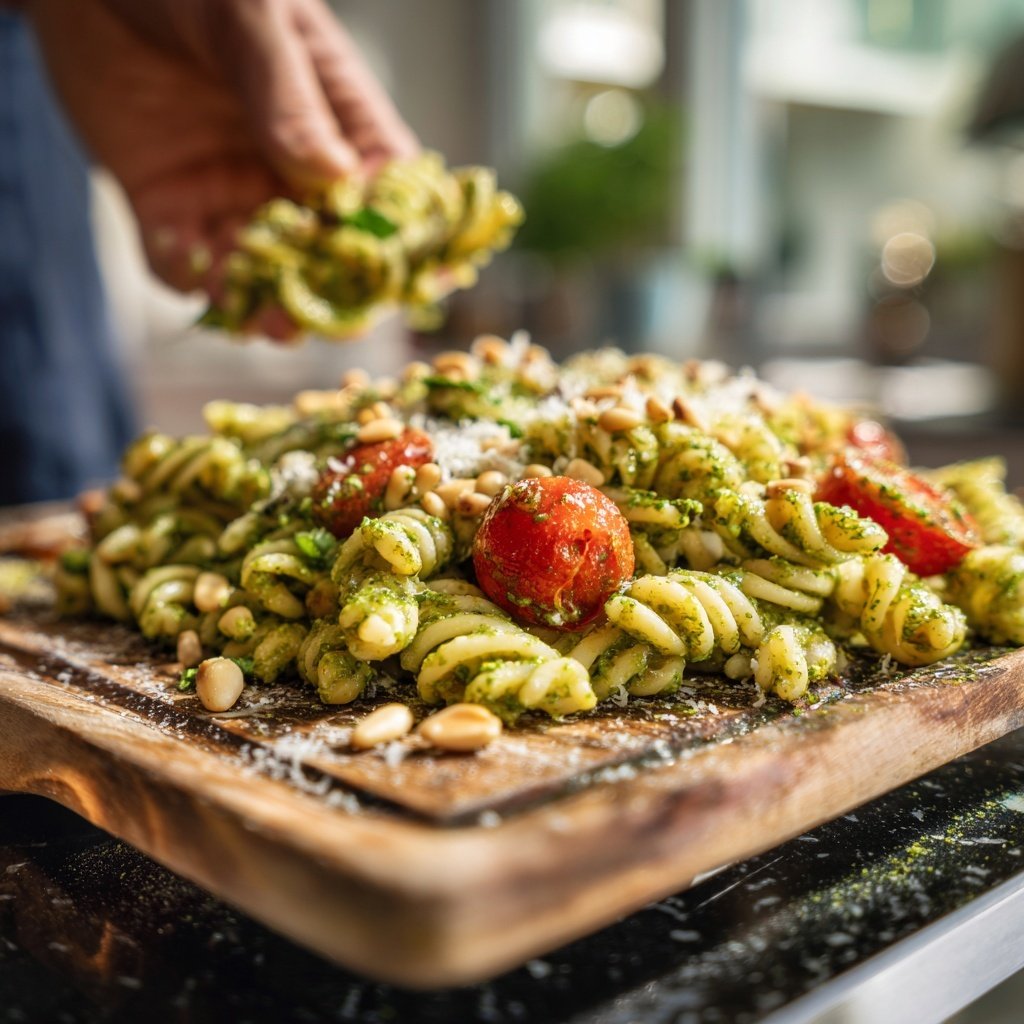 Grill Nudelsalat Mit Pesto