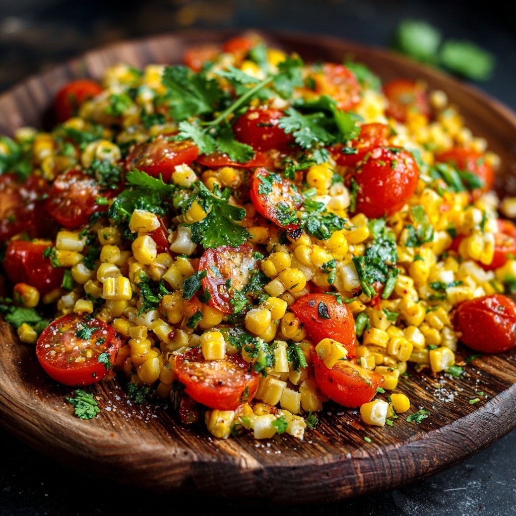 Reissalat Zum Grillen Mit Mais